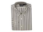 Lauren Ralph Lauren Slim Fit No-iron Multi-stripe Poplin Dress Shirt (wine/bone) Men's Long Sleeve Button Up