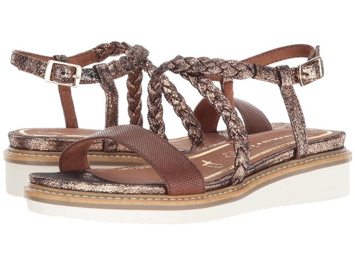 Tamaris Eda 1-1-28206-20 (cognac) Women's Sandals