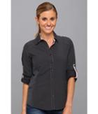 Kuhl Wunderer L/s Shirt (carbon/amethyst) Women's Long Sleeve Button Up