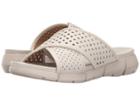 Calvin Klein Whitley (soft White Perfed Leather) Women's Slide Shoes