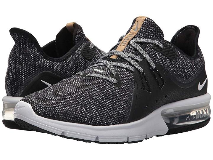 Nike Air Max Sequent 3 (black/white/dark Grey) Men's Shoes