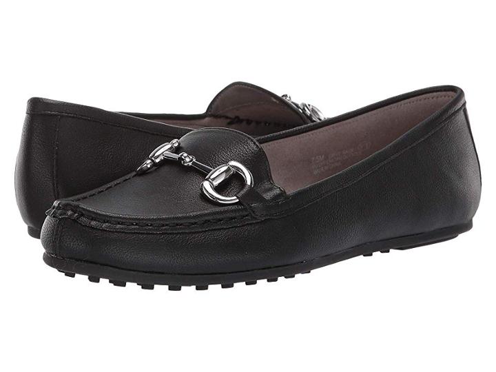 A2 By Aerosoles Drive Back (black Nappa) Women's Flat Shoes