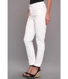 Nydj Anabelle Rolled Cuff Ankle (optic White) Women's Jeans