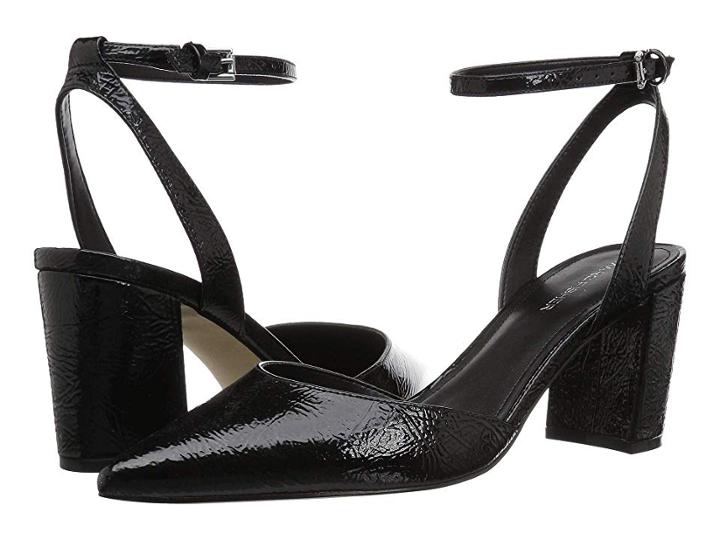 Marc Fisher Ltd Cedrina (black Patent) Women's 1-2 Inch Heel Shoes