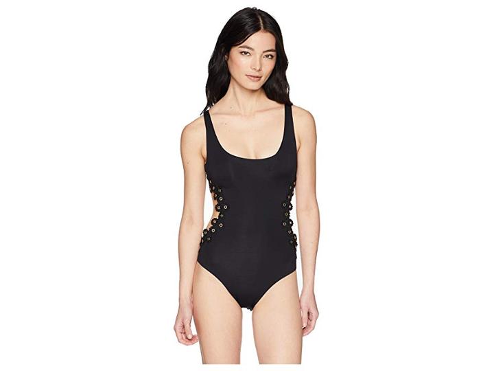 Isabella Rose Set Sail One-piece (black) Women's Swimsuits One Piece