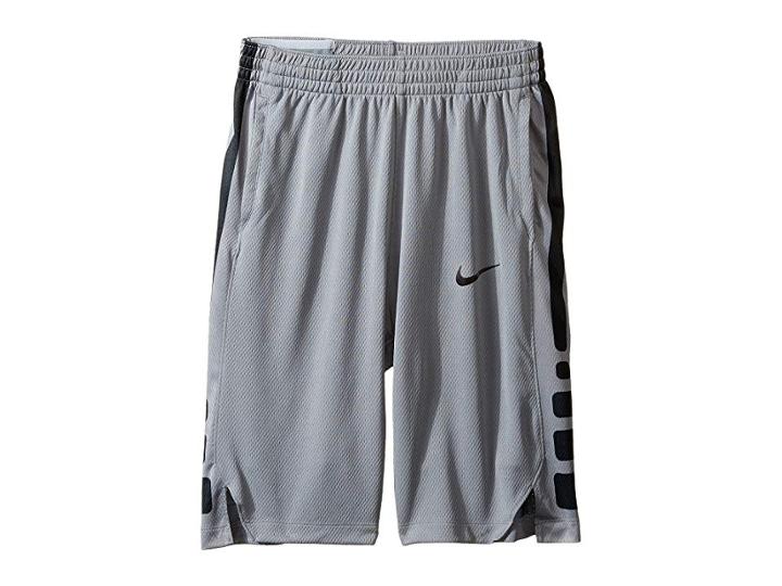 Nike Kids Dry Elite Basketball Short (little Kids/big Kids) (cool Grey/cool Grey/black/black) Boy's Shorts