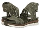 Salvatore Ferragamo Elastic Platform Sandal (new Salvia) Women's Sandals