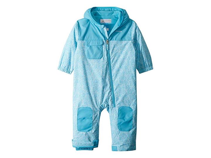 Columbia Kids Hot-tot Suit (infant) (atoll Crackle Print/atoll) Kid's Snow Bibs One Piece