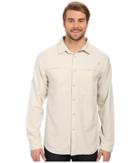 The North Face Long Sleeve Traverse Shirt (moonstruck Grey Heather (prior Season)) Men's Clothing