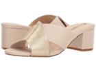 Tahari Dover (warm Gold/cream Vilinos/nappa) Women's Slide Shoes