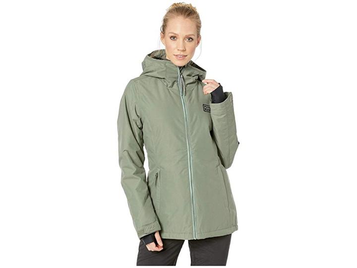 Billabong Sula Solid Insulated Jacket (agave) Women's Coat