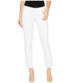 Paige Miki Straight With Raw Hem In Optic White (optic White) Women's Jeans
