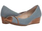Cole Haan Emory Wedge Braid 40 Ii (riverside Denim) Women's Wedge Shoes