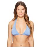 Letarte Halter Top (azure) Women's Swimwear