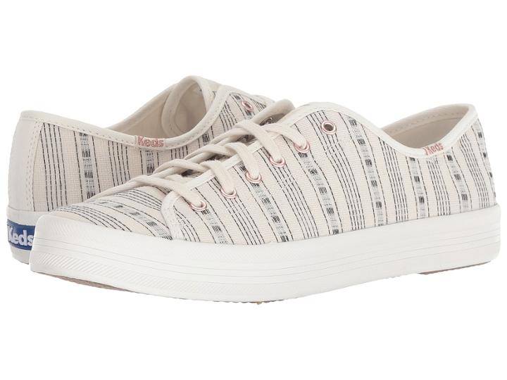 Keds Kickstart Summer Stripe (cream) Women's Lace Up Casual Shoes