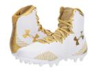 Under Armour Ua Lax Highlight Mc (white/metallic Gold/metallic Gold) Women's Cleated Shoes