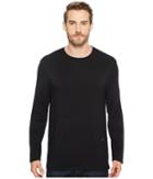 Threads 4 Thought Feather Fleece Long Sleeve Crew (black) Men's Fleece
