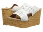 Sbicca Manny (white) Women's Wedge Shoes