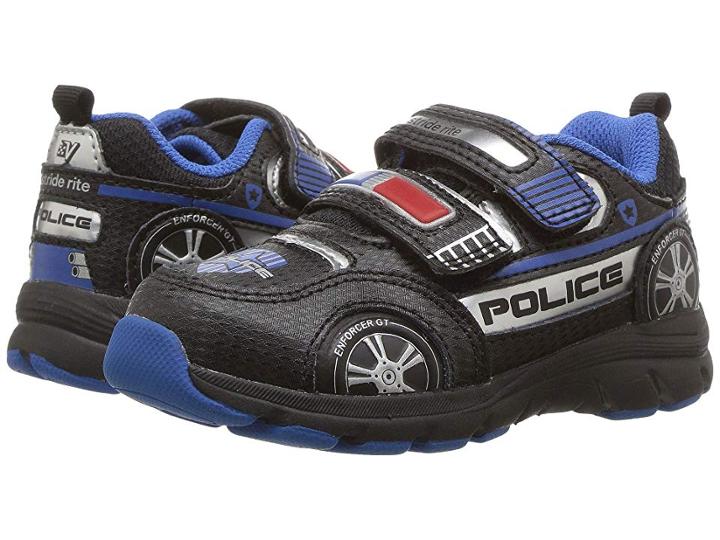 Stride Rite Vroomz Police Cruiser (toddler/little Kid) (black/silver) Boys Shoes