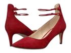 Nine West Sawtelle (red Suede) Women's 1-2 Inch Heel Shoes