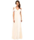 Donna Morgan Collette Dotted Mesh Gown (white Lily) Women's Dress