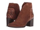 Frye Nova Overlay Bootie (brown) Women's Shoes
