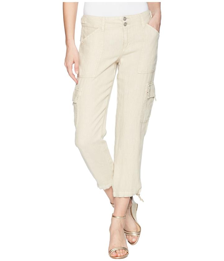 Sanctuary Terrain Linen Crop Pants (desert Sand) Women's Casual Pants
