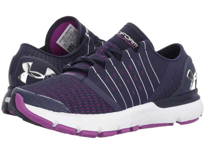 Under Armour Ua Speedform Europa (mdn/purple Rave/chrome) Women's Running Shoes