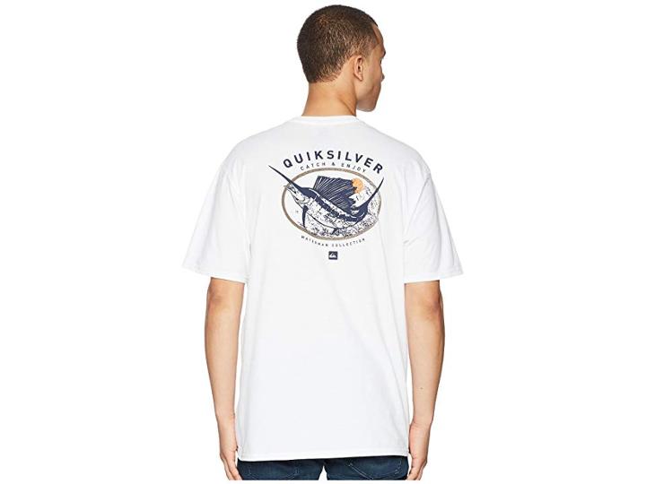 Quiksilver Waterman It Was A Good Day Tee (white) Men's T Shirt