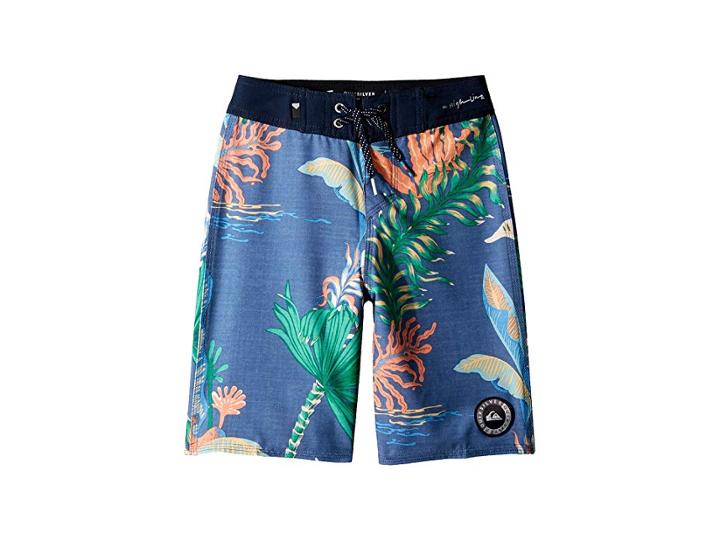 Quiksilver Kids Highline Variable Boardshorts (big Kids) (bijou Blue) Boy's Swimwear