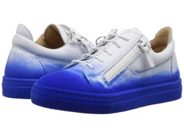 Giuseppe Zanotti Kids Smuggy Sneaker (toddler/little Kid) (electric Blue) Kid's Shoes