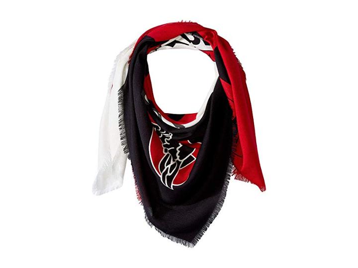 Polo Ralph Lauren Hurdler Square Wool Scarf (black/rl 2000 Red) Scarves