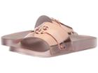 Guess Softly (rose Gold Synthetic) Women's Slide Shoes