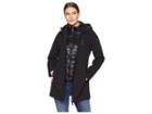 Calvin Klein Softshell Jacket With Packable Bib Insert (black) Women's Coat