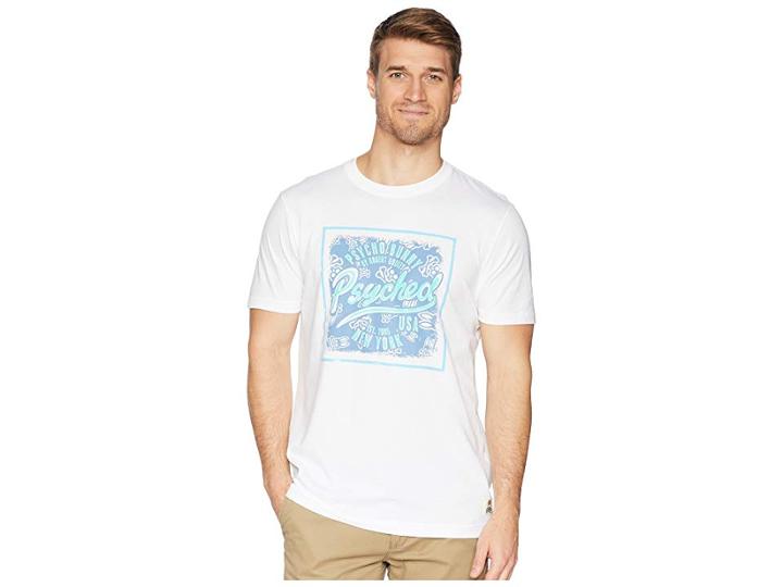 Psycho Bunny Psyched Bunny Graphic T-shirt (white) Men's T Shirt