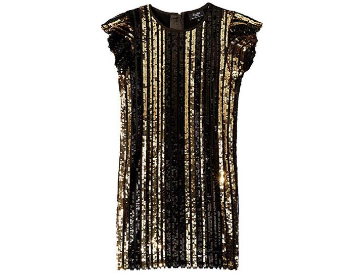 Bardot Junior Tilley Sequin Dress (big Kids) (black) Girl's Dress