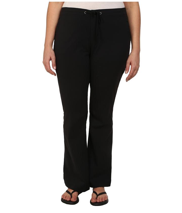 Columbia Plus Size Anytime Outdoortm Boot Cut Pant (black) Women's Casual Pants