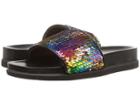 Steve Madden Kids Jflip (little Kid/big Kid) (black Multi) Girls Shoes