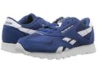 Reebok Kids Classic Nylon (little Kid) (bunker Blue/white) Boys Shoes