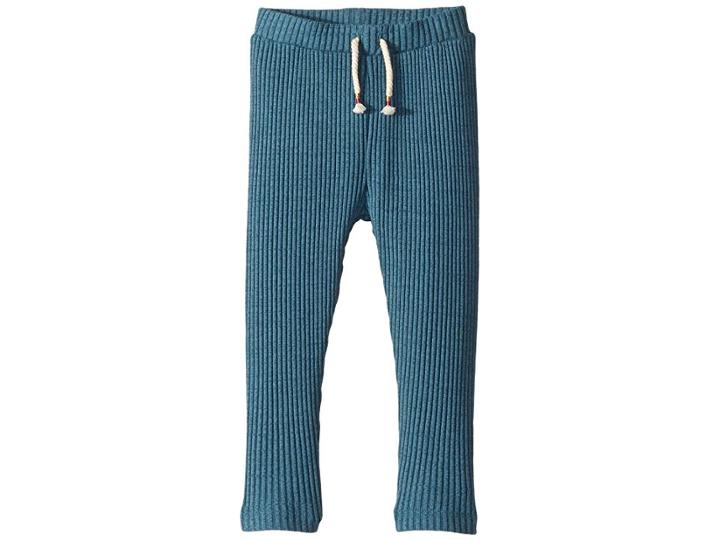 Peek Rib Leggings (infant) (blue) Girl's Casual Pants