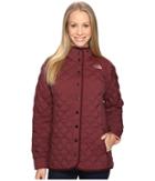 The North Face Thermoball Fur Hoodie (deep Garnet Red (prior Season)) Women's Coat