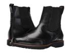 Massimo Matteo Chelsea Wing Boot (black) Men's Pull-on Boots