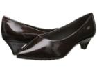 Soft Style Alesia (dark Brown Pearlized Patent) Women's 1-2 Inch Heel Shoes