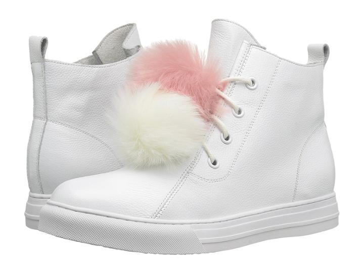 Dirty Laundry Fur Ever Leather (white) Women's Shoes