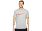 Nike Dry Swoosh Training T-shirt (dark Grey Heather) Men's T Shirt