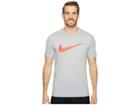 Nike Dry Swoosh Training T-shirt (dark Grey Heather) Men's T Shirt