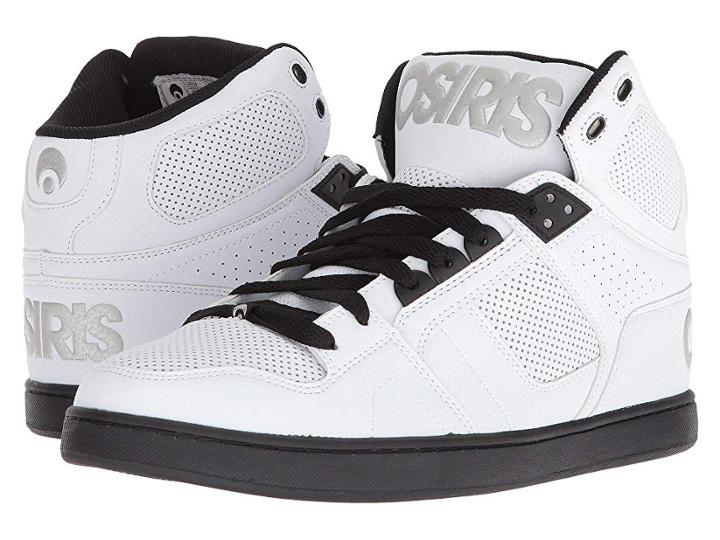 Osiris Nyc 83 Classic (white/black/silver) Men's Shoes