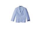 Tommy Hilfiger Kids Yarn-dyed Oxford Blazer (big Kids) (medium Blue) Boy's Jacket