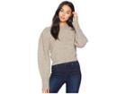 Astr The Label Erin Sweater (grey/blush) Women's Sweater