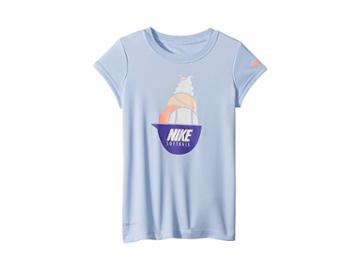 Nike Kids Softball Sundae Dri-fit Short Sleeve Tee (toddler) (c Sky) Girl's T Shirt